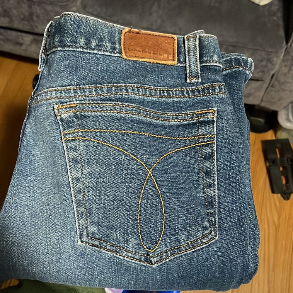 Calvin Klein Flare Vintage Sandblast Jeans Gem